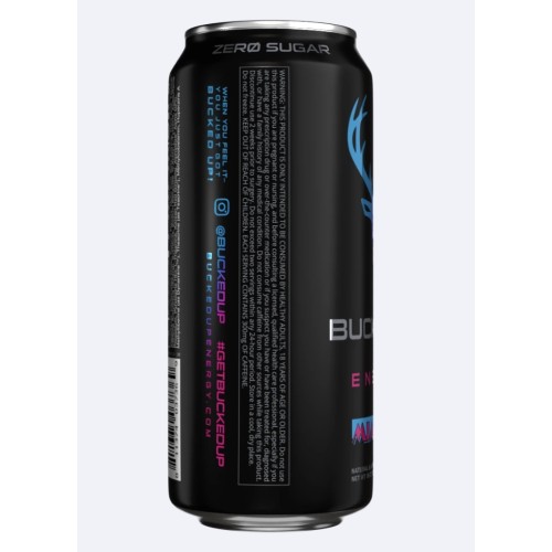 Bucked Up, Energy, вкус Miami (Клубника, манго, ананас), 473 мл